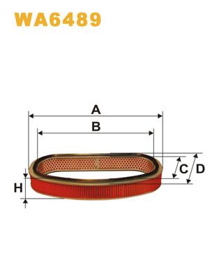 WIX FILTERS Воздушный фильтр WA6489